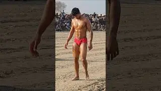 desi strong wrestler  physique without gym #namatpehlwan #trending #viral #shorts #kushti #pehlwan