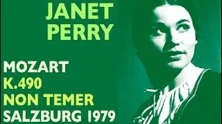 Janet Perry - Mozart: Concert aria K.490 Non temer amato bene, Salzburg 1979