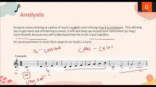 Analysis | Grade 1 Music Theory | Trinity College London | Tamil