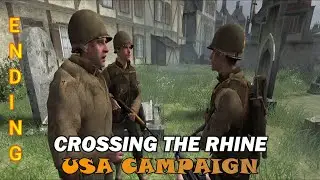 Call of Duty 2  Gameplay Walkthough USA CAMPAIGN Crossing The Rhine - Part 23 - ENDING