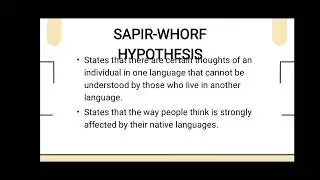 Theories in language and culture 