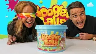 Blindfolded Booger Ball Battle + Grossery Gang BlindBags ! || BlindBagShow Ep91 || Konas2002