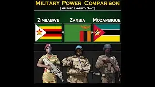 Zimbabwe vs Zambia vs Mozambique | Military Power Comparison 2024 | Global Power