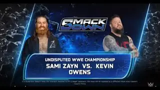 WWE2K25 Universe Mode: Sami Zayn Vs Kevin Owens (Undisputed WWE Championship Tournament Finals)