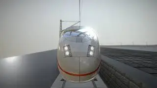 ICE 3 Animation (Test Track With Focus On Train) - Perspective 1