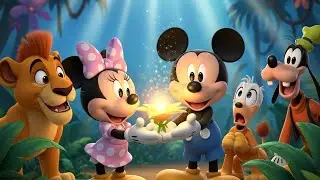 Mickey Mouse Jungle Adventure PART 2 🌴✨ | The Lost Golden Flower | 3D Cartoon for Kids