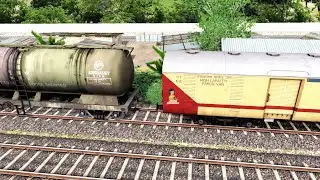 UTKRISHT PARCEL COUPLING OIL TANKER | BUMPY RAILROAD | RAILWORKS | TRAIN SIMULATOR | RAILROAD ATG