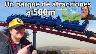 Descubriendo TIBIDABO 🎡 ¡Un parque de atracciones en una montaña a 500m! ⛰