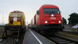 Morgenstunden im Bahnhof Fehring am 11.5.2018