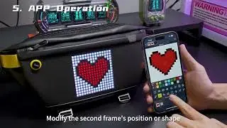 How to Use the Divoom P-Pixoo sling bag 4 | Quick Setup Guide