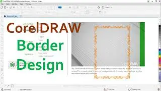 CorelDRAW 2020 || Border Designing