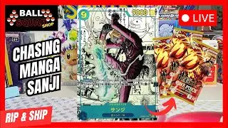 🔴 CHASING MANGA SANJI PRB-02 ONE PIECE MIHAWK OP-14 RIP TILL YOU HIT MEGA EVOLUTION PRISMATIC 151