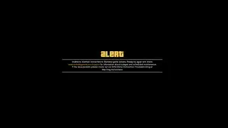 ALERT -  Unable to maintain connection to rockstar game servers - please try again and check
