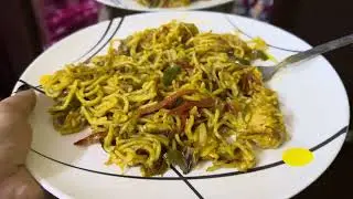 Wow Home Made Noodles Yu brand 😋Try at home 😅