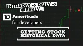 TD Ameritrade API | How to Get Historical Stock Data