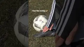 How To Ping The Ball - Shooting Tutorial ⚽ #football #skills #soccer