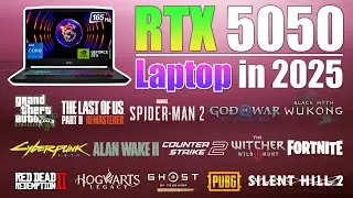 RTX 5050 Laptop Gaming Test : Next Gen Upgrade 2025! 15 Games Tested