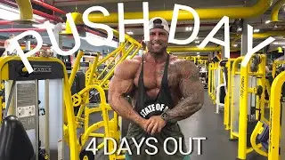 PUSH DAY 4 DAYS OUT NY PRO 2022 | IFBB Pro Enmanuel Rodriguez