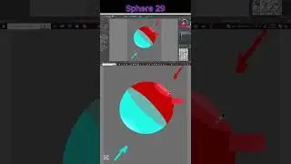 Sphere shined with different lights | Sphere 29