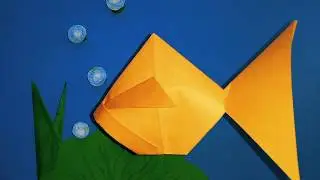 Origami Goldfish | Origami tutorial | Paper craft