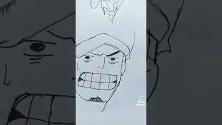 Drawing one piece character