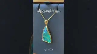 What would you name this beautiful pendant? #opalpendant #australianopal #opaljewelry