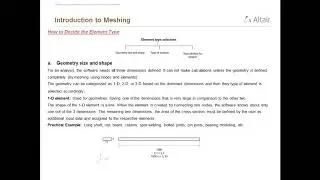 Hypermesh Theory of FEM and CAE (Day -1)