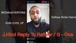 J.hind Talking About G-one and Raftaar | 🔥KDM LEVEL UP🔥 | J.Hind Live From Burj Khalifa🛕Dubai |