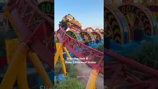 Slinky Dog Dash 🎢 #dog #rollercoaster #coaster #hollywoodstudios #disney #fast #ride #toystory #fyp