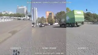 GoPro5 vs GoPro7 vs SONY X3000