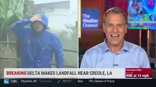 The Weather Channel Hurricane Delta Landfall Coverage - 6 PM Hour 10/9/2020