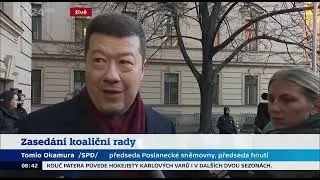 Zpř&iacute;sn&iacute;me podm&iacute;nky pro pobyt cizinců, nesouhlas&iacute;me s posl&aacute;n&iacute;m letadel UK (Tomio Okamura) (19.1.2026)