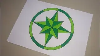 Geometric Circle Art With Painting | Circle Mandala Art | Geometric Circle