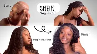 SHEIN WIG INSTALL 24inch *start to finish* ( DETAILED)