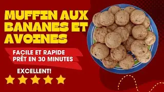 Muffin aux Bananes et Avoines