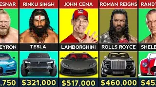 WWE Wrestlers Own Most Expensive Car! You Won't Believe