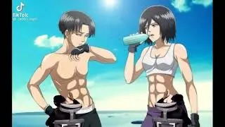 Levi AKA SHORTYYYY  and mikassa