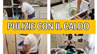 PULIZIE SERALI CONTRO IL CALDO E VITA REALE IL GIORNO DOPO #dailyvlog #pulisciconme