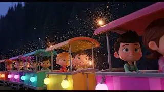 Magic Colorful Train Kids Songs Collection | Fun Nursery Rhymes for Learning and Play