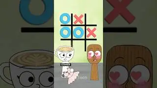 POV Tic-Tac-Toe Ballerina Cappuccino and Tung Tung Sahur, but Chimpanzeene Banana