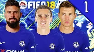 GIROUD, DZEKO, GRIEZMANN SIGN! FIFA 18: CHELSEA CAREER MODE #1