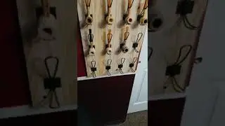 Inexpensive homemade tobacco pipe rack