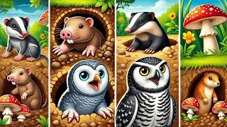 Explore the Lives of Underground Animals for Children &ndash; Meet the Coolest Burrowing Creatures! 🦡🦔