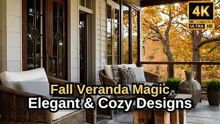 Modern Rustic Autumn Verandas: Elegant Outdoor Retreats for Fall