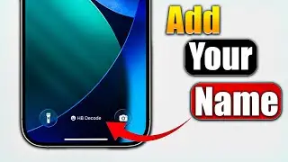 How to Add Your Name on iPhone Lock Screen (iOS 26) 🔒📱