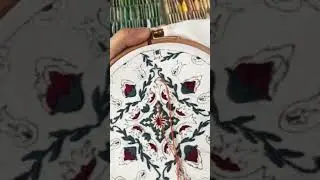 Rug hand embroidery pattern. Shop at Faimyxstitch.Etsy.com