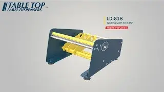 Deluxe Tabletop Label Dispenser By Excell LD-818