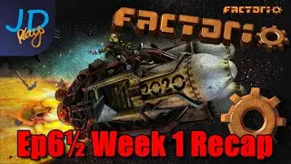 Ep6&frac12; Week 1 Recap ⚙️ Factorio Rocket Rush ⚙️ Gameplay, Lets Play