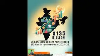 Remittances by Indians Working abroad scale record High of $135 billion in FY2025