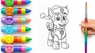 Easy Paw Patrol Drawing 🐾 | Drawing and Coloring for Kids
